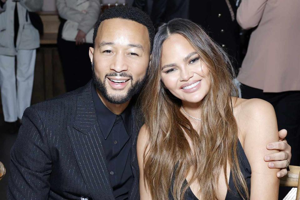 <p>Stefanie Keenan/Getty</p> John Legend and Chrissy Teigen