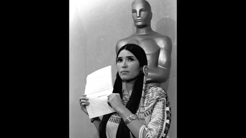 Sacheen Littlefeather was heckled and dismissed in Hollywood for years after her refusal of an Oscar on Marlon Brando's behalf.