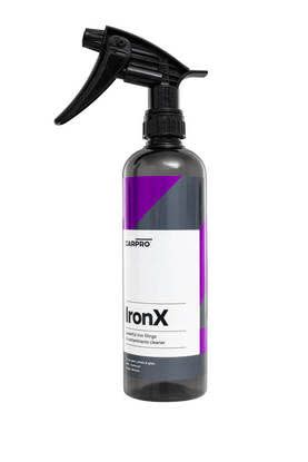 <p><a href="https://www.carpro-us.com/deep-cleanse/carpro-iron-x-500ml-17oz/" rel="nofollow noopener" target="_blank" data-ylk="slk:Shop Now;elm:context_link;itc:0;sec:content-canvas" class="link ">Shop Now</a></p><p>CarPro Iron X Wheel Cleaner</p><p>carpro-us.com</p><p>$18.99</p>