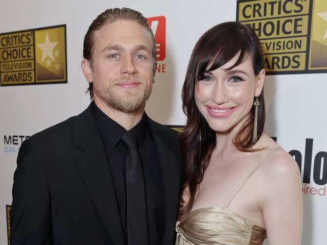 Tiffany Rose/WireImage Charlie Hunnam and Morgana McNelis