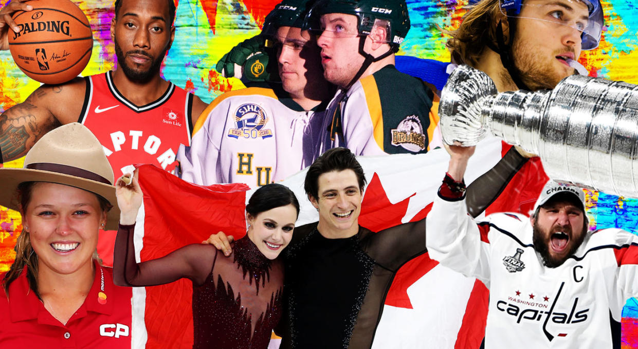 It was an eventful year on the Canadian sports scene.