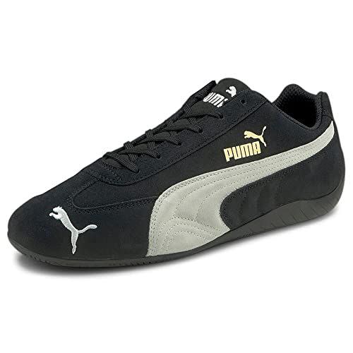 <p><strong>PUMA</strong></p><p>amazon.com</p><p><strong>$118.93</strong></p><p><a href="https://www.amazon.com/dp/B09NH1C96S?tag=syn-yahoo-20&ascsubtag=%5Bartid%7C10048.g.43212241%5Bsrc%7Cyahoo-us" rel="nofollow noopener" target="_blank" data-ylk="slk:Shop Now;elm:context_link;itc:0;sec:content-canvas" class="link ">Shop Now</a></p><p>Puma's Speedcat is a classic. Racing equipment manufacturer Sparco partnered with Puma to make the original Speedcat. While these have been updated from the originals, they still feature an athletic look, a stout rounded heel, and narrow sides, making them perfect for tighter pedal boxes. </p>