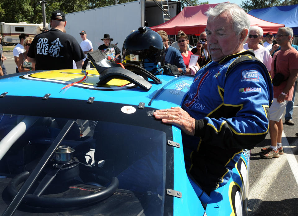 Hershel McGriff made his most recent K&N Series start at Sonoma in 2012 at the age of 84. (Getty)