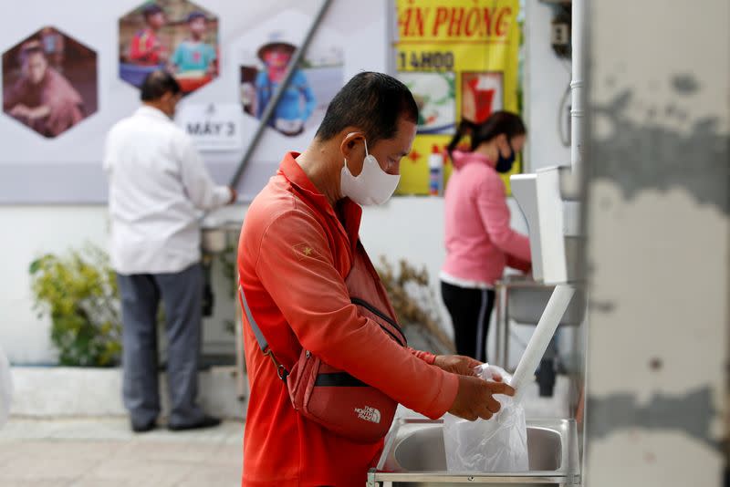 24/7 automatic rice dispensing machine 'Rice ATM' in Ho Chi Minh