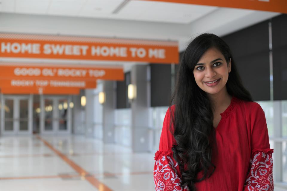 Aruha Khan hopes to attend Emory University to get her MD/MBA, but for now, she'll be working in Knoxville while she submits applications.