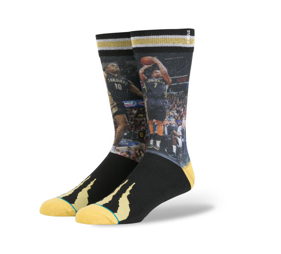 DeMar DeRozan and Kyle Lowry are getting the sock treatment. (Stance.com)