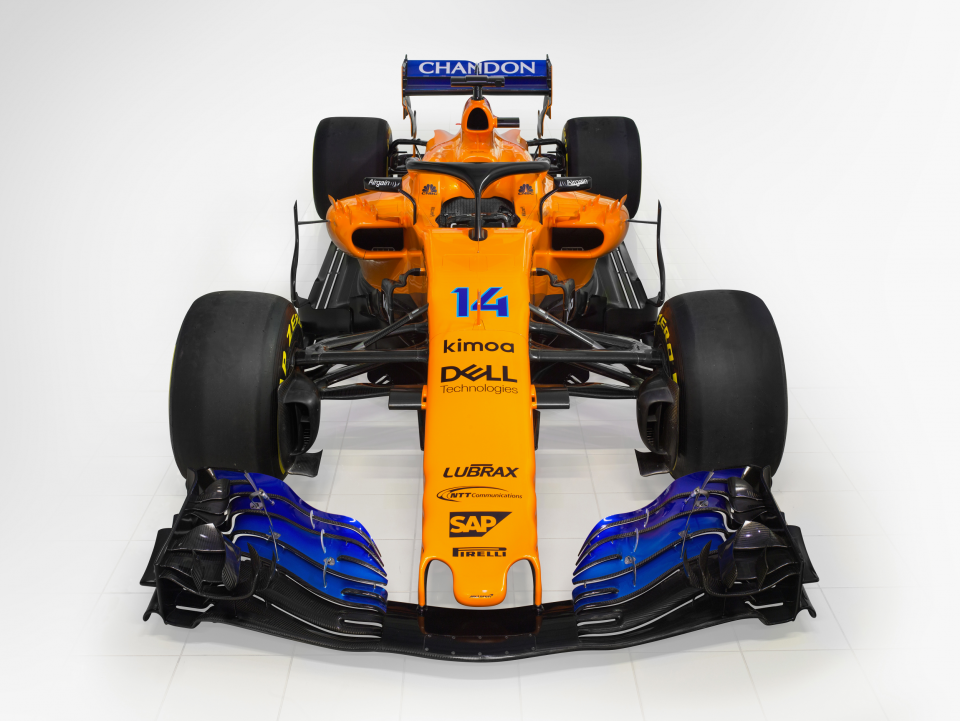 The new Renault-powered McLaren F1 car: Getty