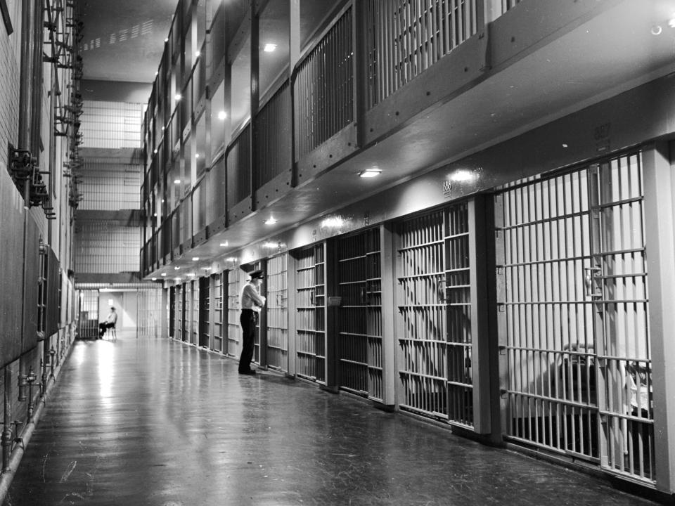 vintage prison cells