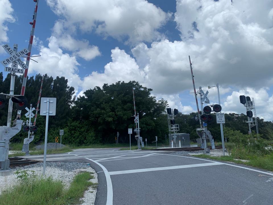 This railroad crossing, slated for closing, sits in a quiet section of Old Dixie Highway near Sebastian. The Indian River County Commission in August 2023 approved a proposal to close the railroad crossing at Old Dixie Highway in exchange for Florida East Coast Railway giving the Florida Department of Transportation permission to widen County Road 510 by two lanes across the tracks just west of the intersection of U.S. 1.