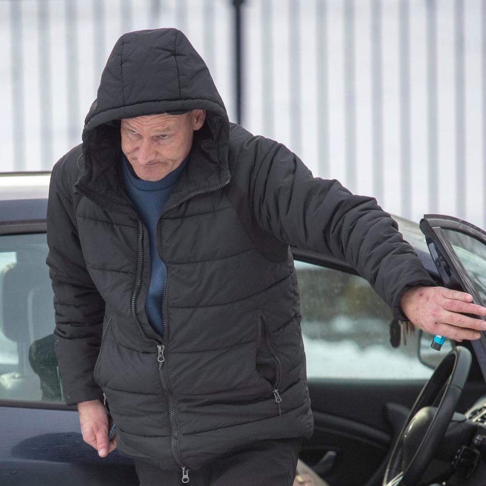 Alun Titford arriving at Mold Crown Court - Andrew Price/PA