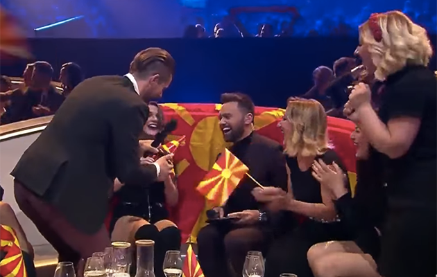 The Eurovision had a proposal on Friday night. Photo: YouTube