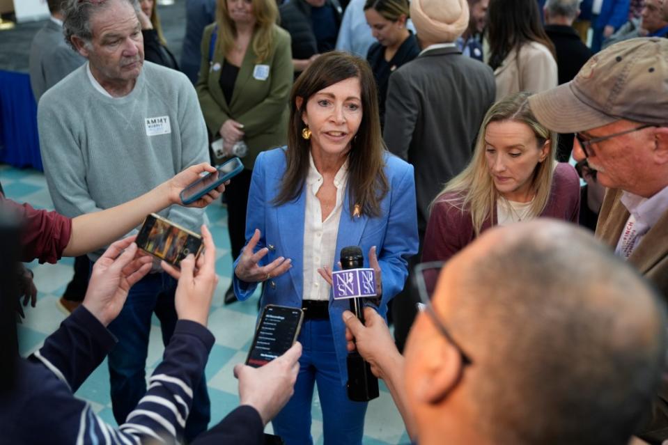 Tammy Murphy, the governor’s wife and one of the leading Democratic candidates for US Senate, has opposed the bill alongside her opponent, Democratic Congressman Andy Kim. AP