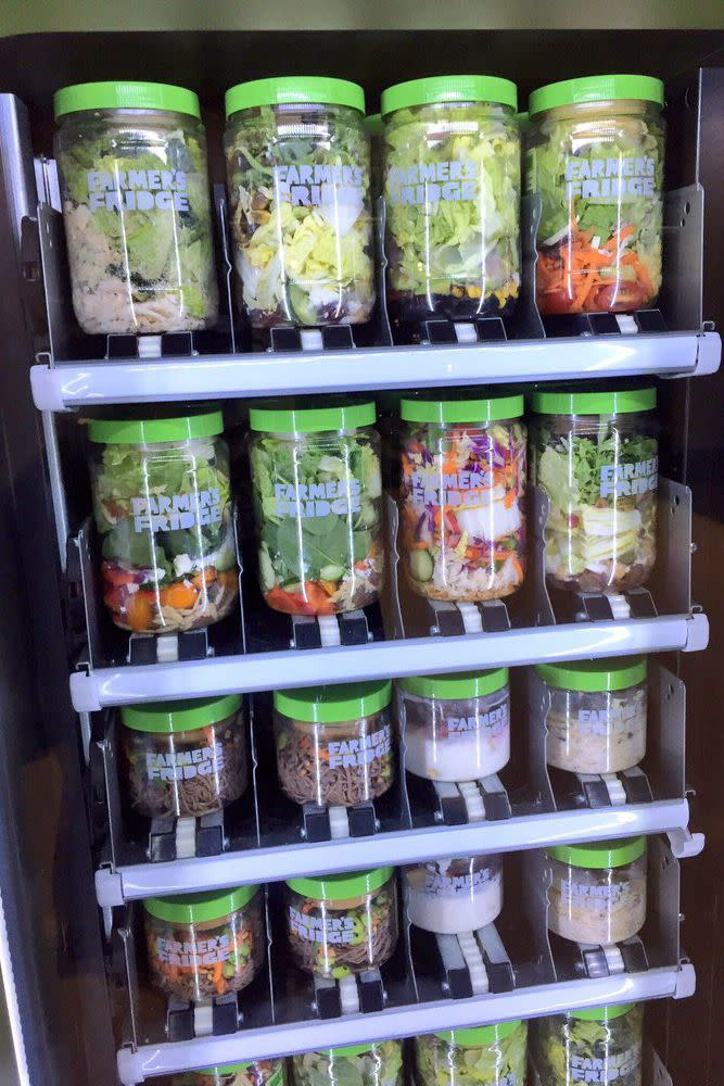 Farmer's Fridge Salad Vending Machine