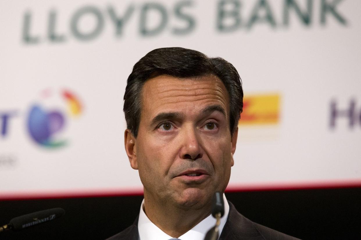 Lloyds boss Antonio Horta-Osorio fended off talk of a consumer debt bubble: AFP/Getty Images