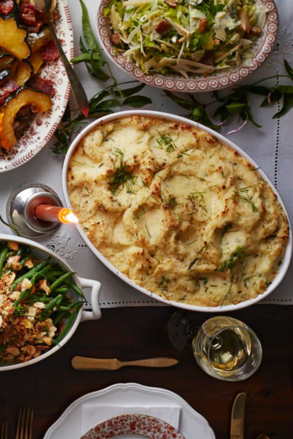 <p>These luxurious fluffy, cheesy potatoes will make your potatoes seem like the star of the meal instead of a measly side dish. </p><p><strong><em><a href="https://www.womansday.com/food-recipes/food-drinks/recipes/a39911/buttermilk-boursin-potatoes-recipe-clx1114/" rel="nofollow noopener" target="_blank" data-ylk="slk:Get the Buttermilk-Boursin Mashed Potatoes recipe;elm:context_link;itc:0;sec:content-canvas" class="link ">Get the Buttermilk-Boursin Mashed Potatoes recipe</a>.</em></strong></p>