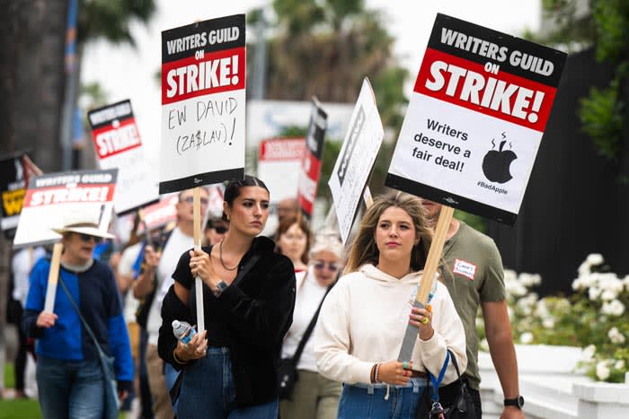 Huelga de actores y guionistas en Hollywood