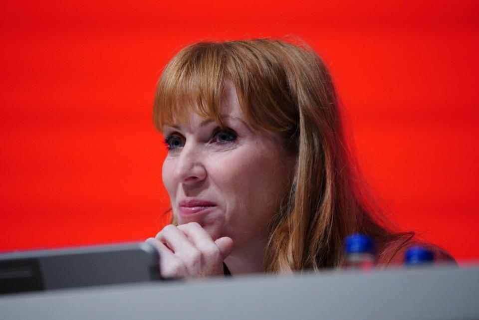 The National: Angela Rayner claims the PM is ‘too weak’ to do anything about Dominic Raab 