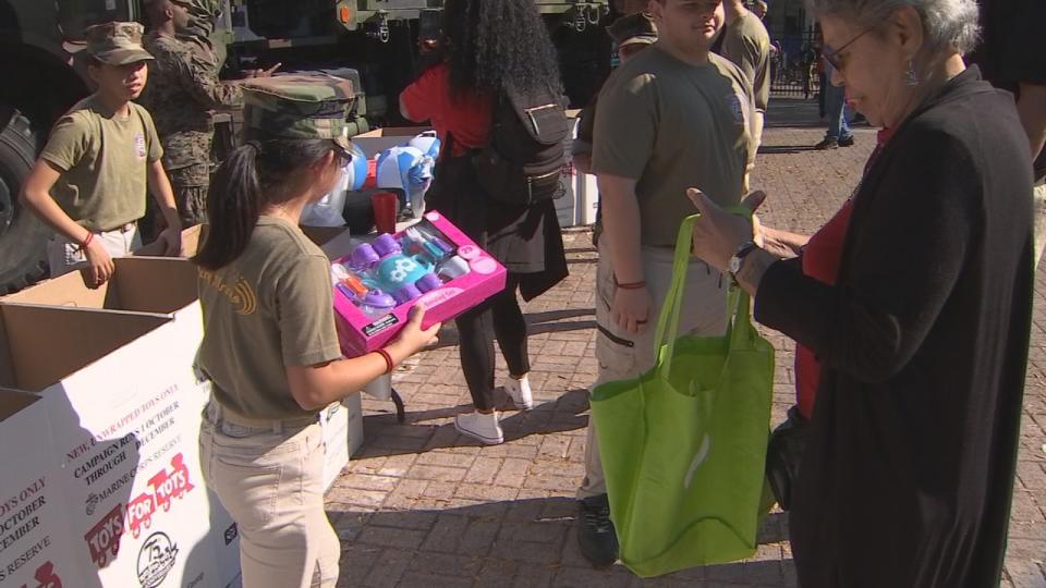 The Santa Saturday event returned for the first time since the pandemic.