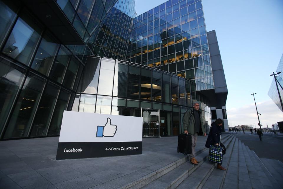 Facebook's European headquarters in Dublin. (Photo by Niall Carson/PA Images via Getty Images)