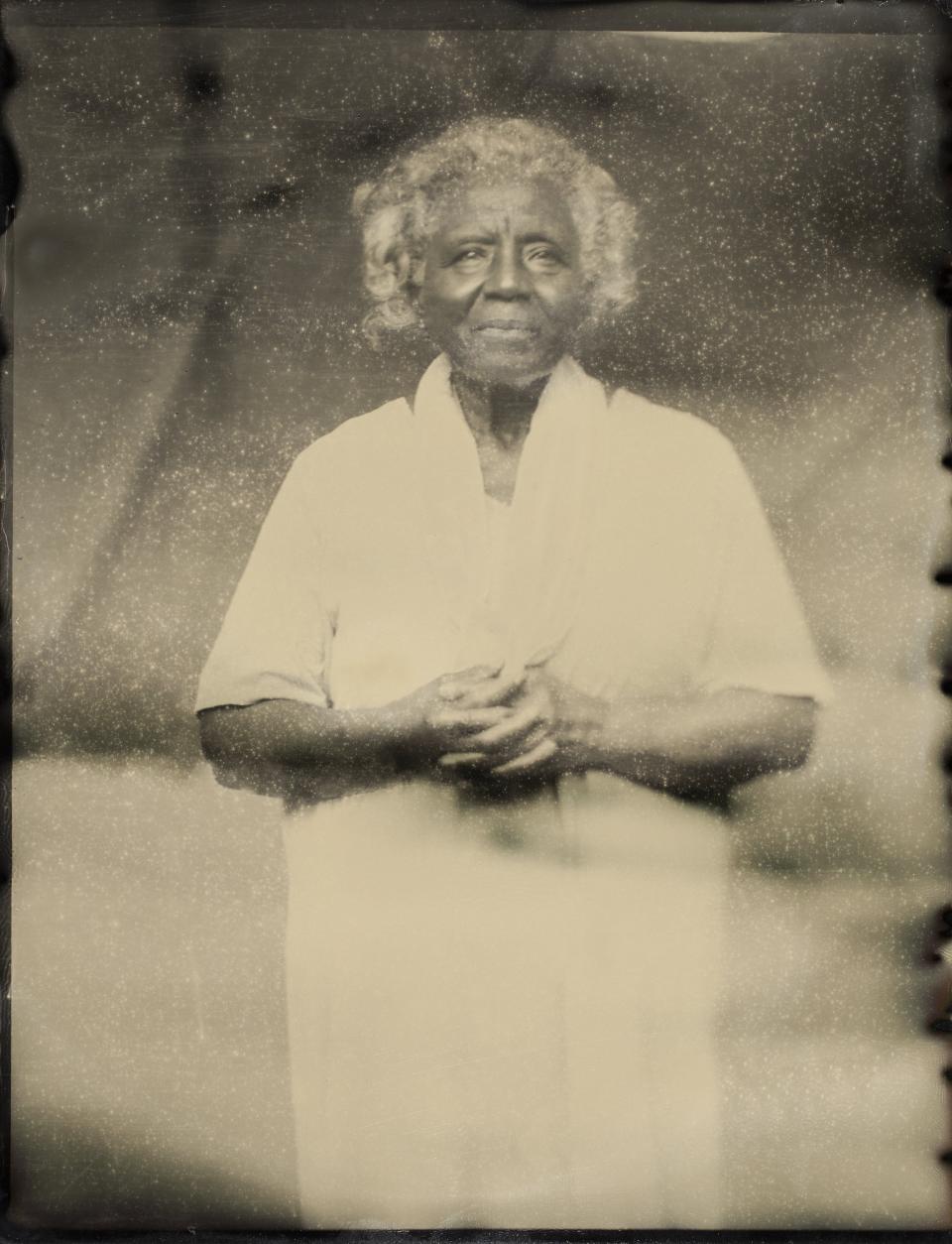 Peggy Mills Warner, great-great-great-great-great-great grandaughter of Betty Toler, a founding settler of Eagle Township in the Gist settlement, founded by formerly enslaved people from the Gist plantation in Virginia.