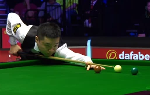 Ding Junhui was beaten by Ronnie O’Sullivan in the semi-finals of the Masters