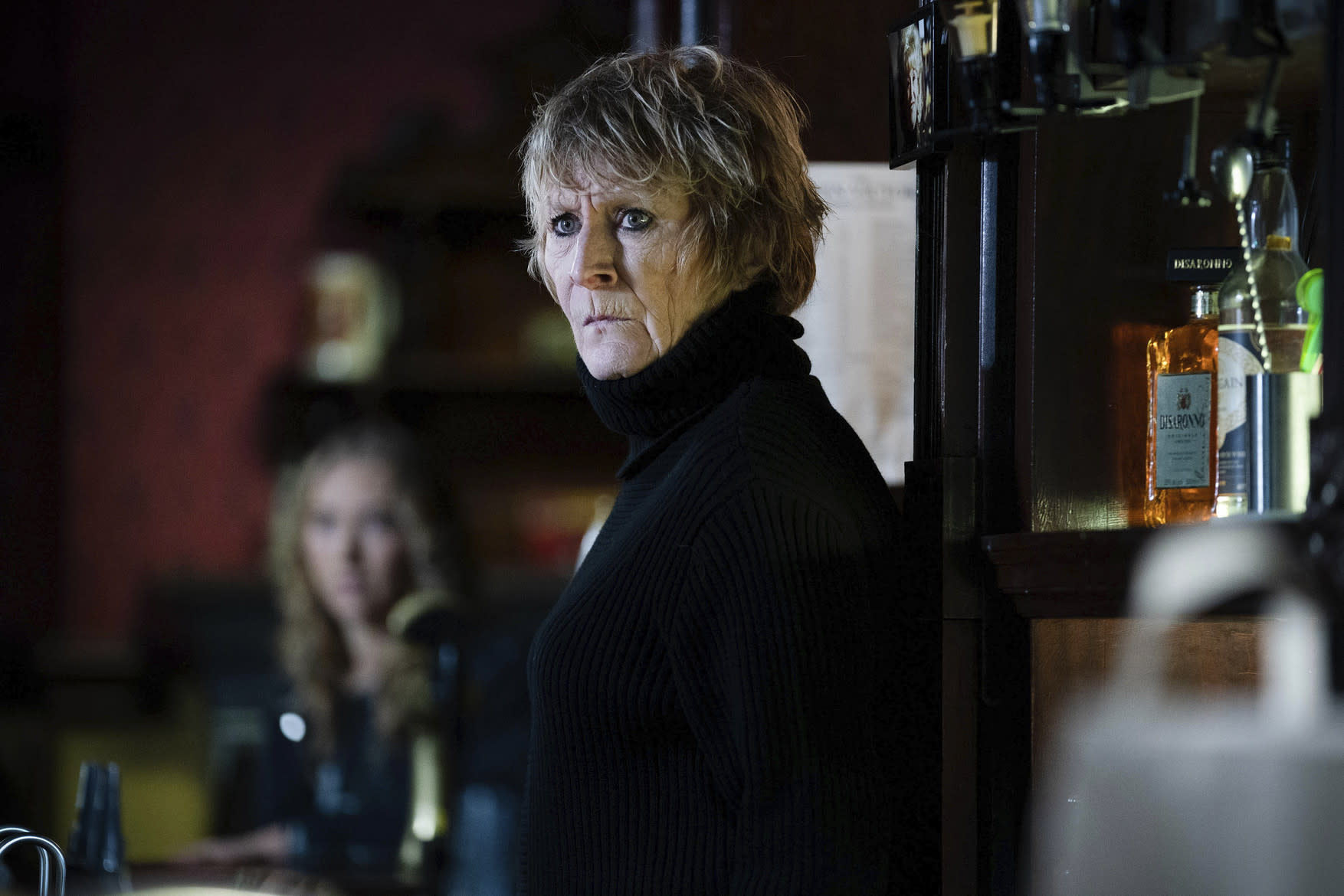 EastEnders - January-March 2022,07-03-2022,EastEnders - January-March 2022 - 6446,6446,Shirley Carter (LINDA HENRY),Embargoed for publication until 00:00:01 on Tuesday 01/03/2022 - Picture shows: Shirley Carter (LINDA HENRY) ***EMBARGOED TILL TUESDAY 1ST MARCH 2022***,BBC,Jack Barnes/Kieron McCarron