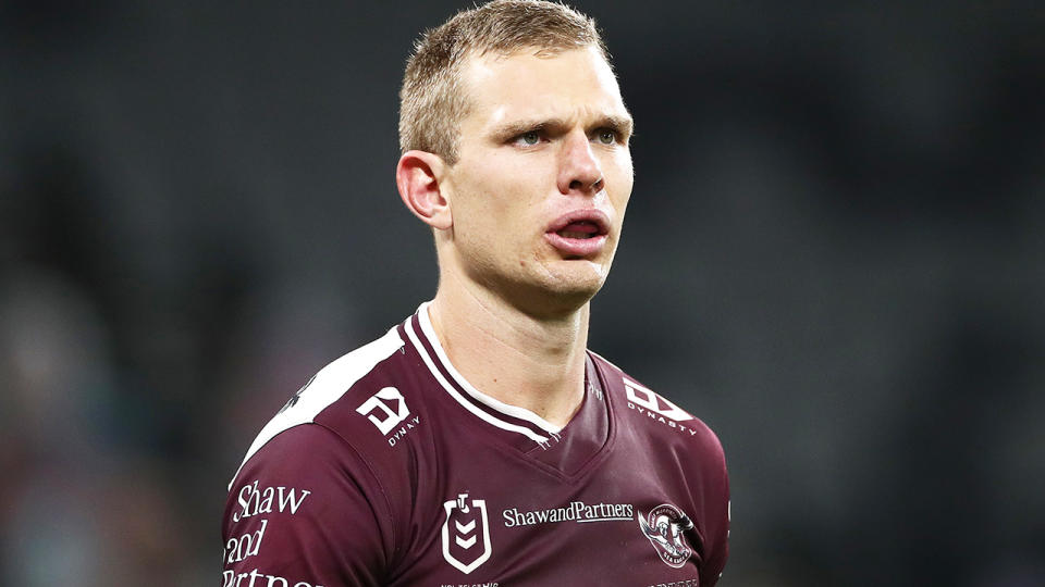 Manly Sea Eagles player Tom Trbojevic is pictured.