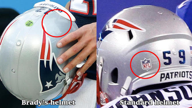 Tom Brady Appears to Be Protesting the NFL With Helmet-Sticker Removal