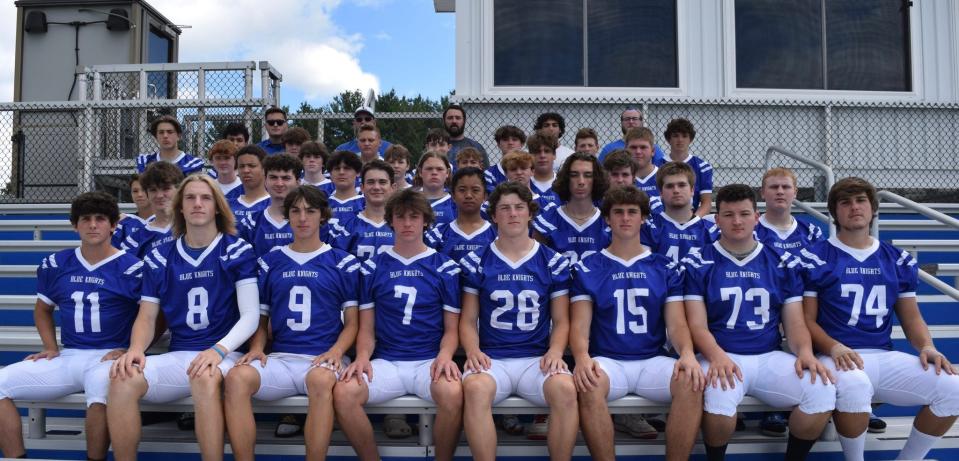 The Lunenburg football team posted a win over West Boylston for the first time since 2014 when the Blue Knights upended the Lions in overtime on Friday.