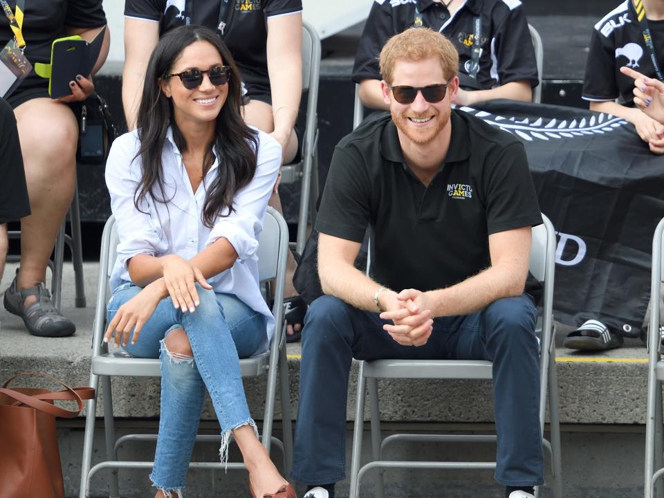 The couple at the Invictus Games in Toronto 2017.