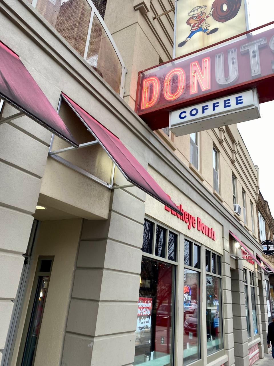 Buckeye Donuts has been at 1998 N. High St., across from the Ohio State University campus, since 1969.