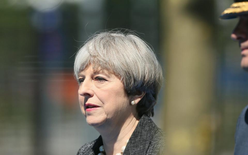 Prime Minister Theresa May saw her party lead all six opinion polls at the weekend - EPA