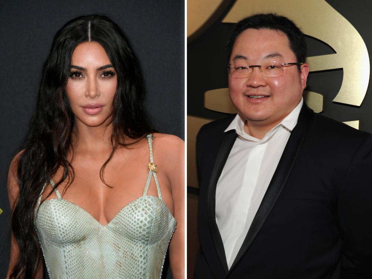 Kim Kardashian partied with Jho Low in Las Vegas in 2009.