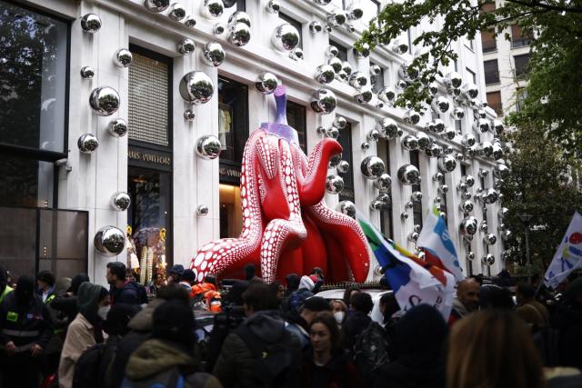In Paris, Protesters Against Macron's Pension Plan Storm the LVMH