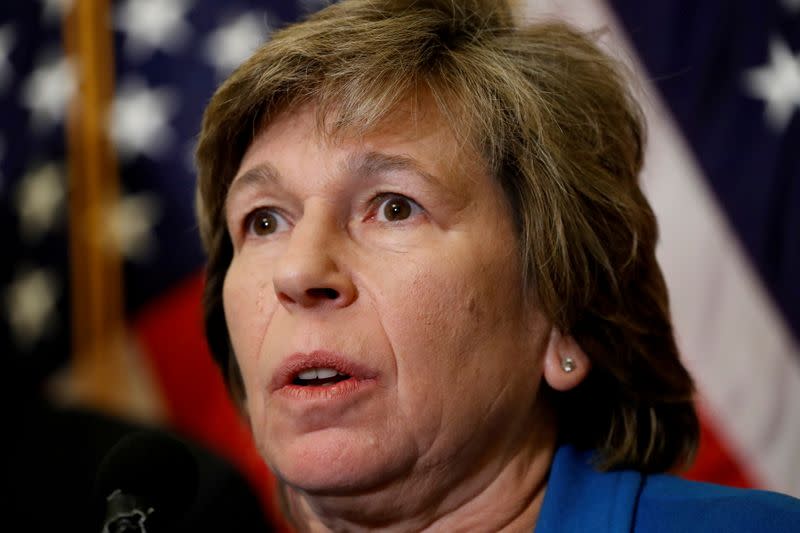 FILE PHOTO: American Federation of Teachers President Randi Weingarten speaks at a news conference to unveil congressional Democrat's "A Better Deal" economic agenda on Capitol Hill in Washington