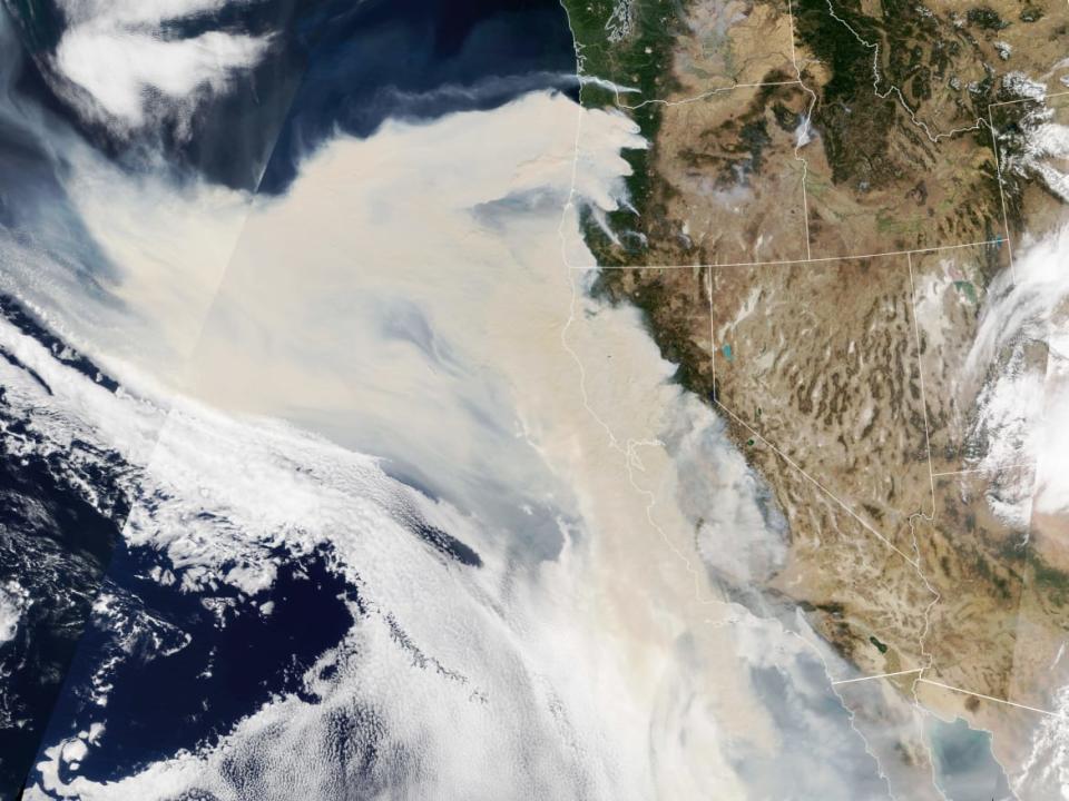 <div class="inline-image__caption"><p>NASA’s Terra satellite captured this photo of a wall of smoke from the fires in California and Oregon on Sept. 9.</p></div> <div class="inline-image__credit">NASA</div>