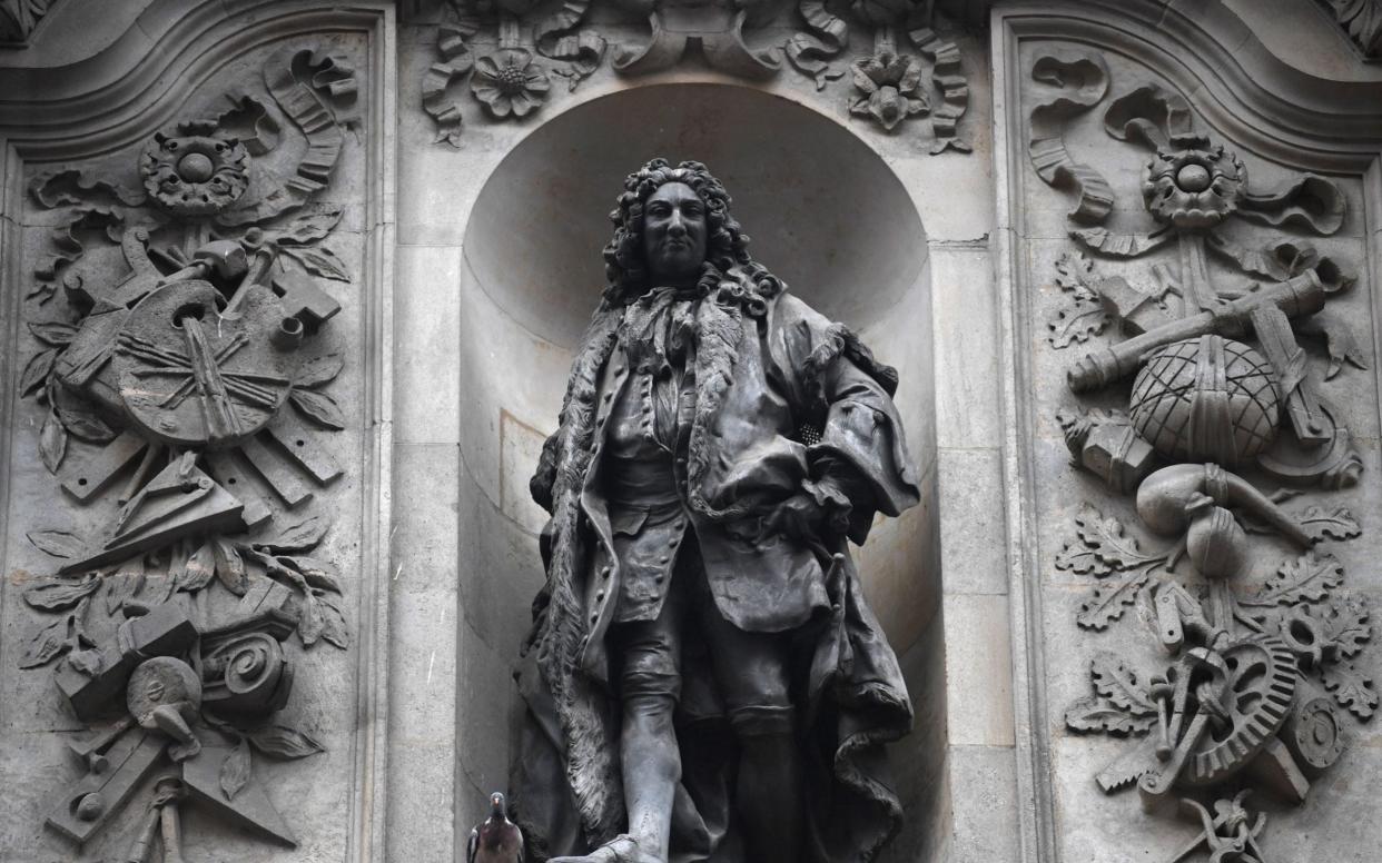 A statue of Sir John Cass is displayed in Aldgate in London - NEIL HALL/EPA-EFE/Shutterstock