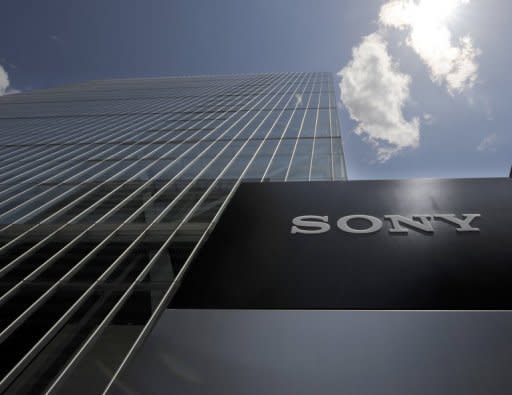 The headquarters of Japanese electronics company Sony in Tokyo. Sony said Thursday it was selling its chemical products division to the Development Bank of Japan (DBJ) as part of a massive overhaul of its business