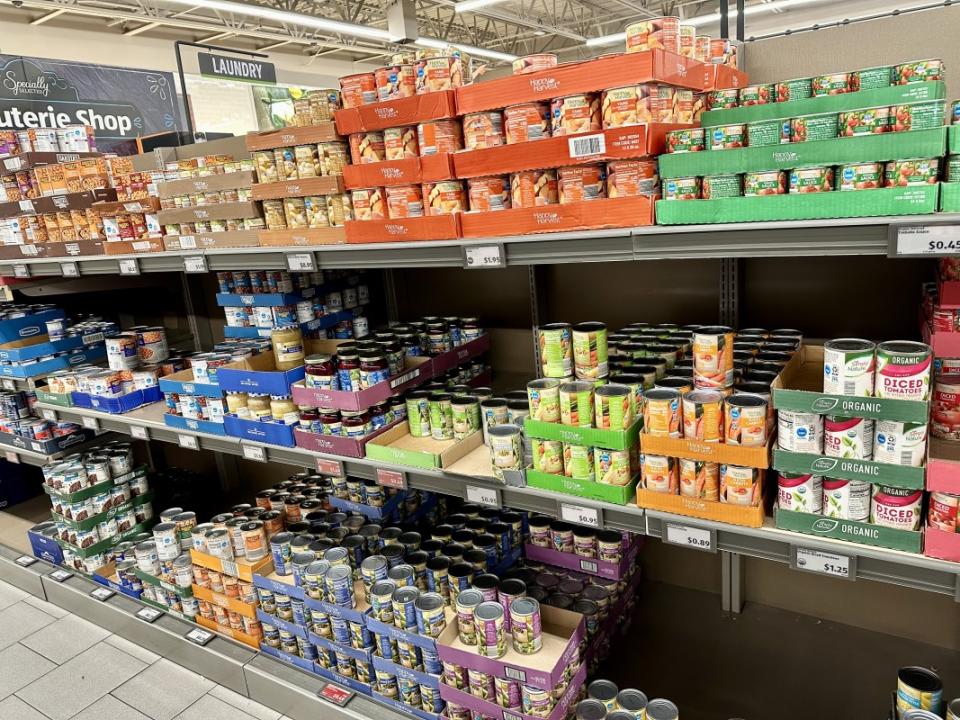 Aldi Canned Goods Section<p>Krista Marshall</p>