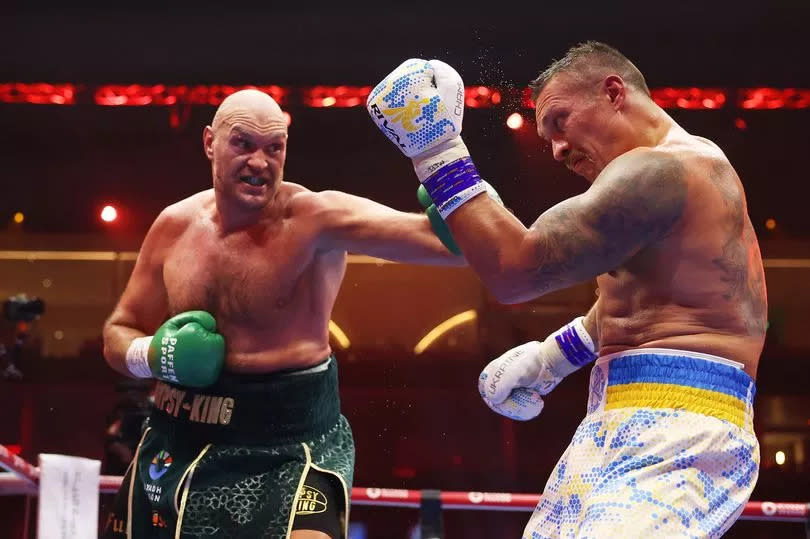 Fury lost by split decision to Usyk - but thinks he did enough to win