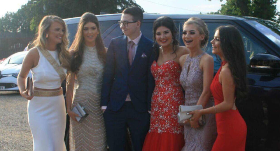 The mum of Lottie Byrne (far left) said she received a letter from the school praising the girls. Source: Supplied/Nicky Byrne