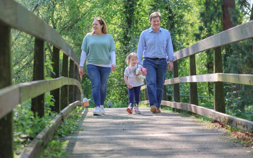 Home sweet home: the leisure facilities lured John McDermott back to Solihull with his wife and daughter - John Lawrence