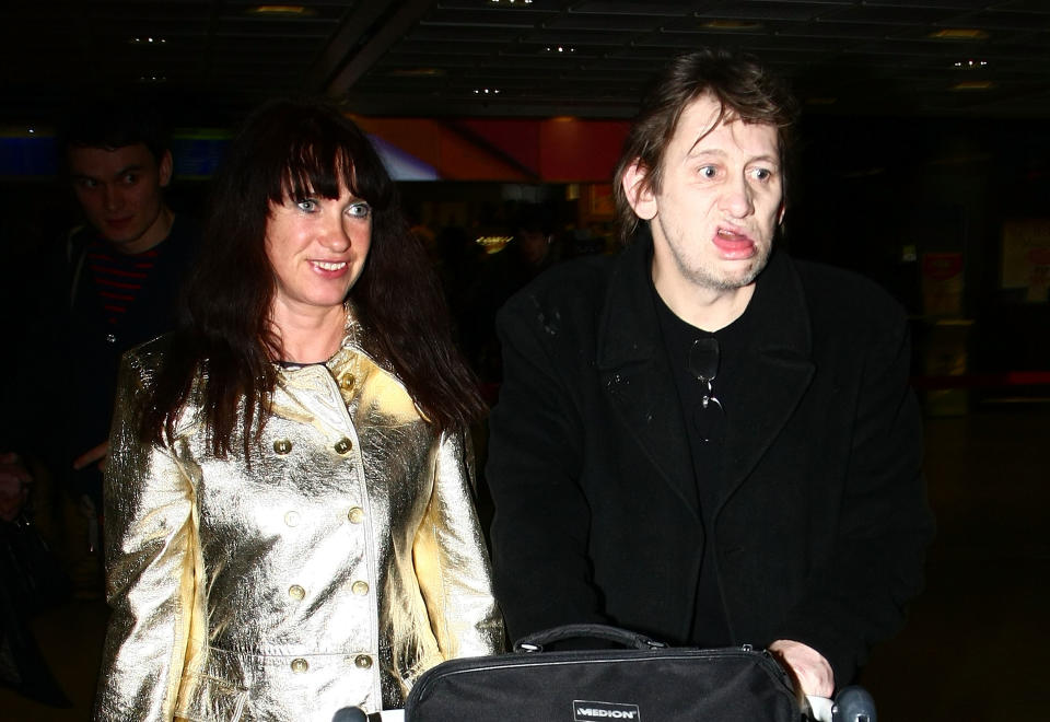 Shane MacGowan and his long time partner Victoria Mary Clarke in 2009. (Getty Images)