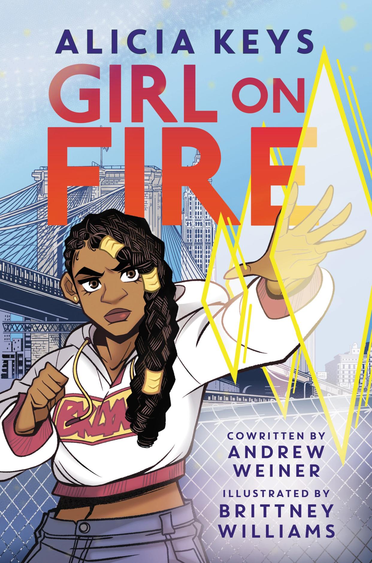 Alicia Keys' new graphic novel, "Girl on Fire," co-written by Andrew Weiner and illustrated by Brittney Williams, is inspired by the song.