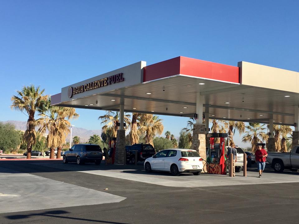 The gas station also includes gaming machines, a "beer cave" and a coffee shop.