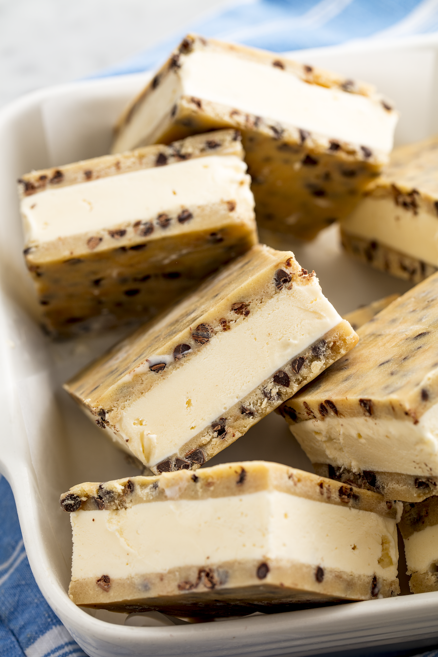 Cookie Dough Ice Cream Sandwiches