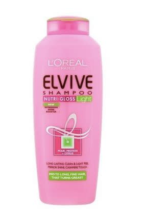 $6, <a href="http://www.fruugo.us/elvive-nutrigloss-light-shampoo-400ml/p-2408610?gclid=CK3_2Mqm0LoCFQSk4AodOhQAZw#s-5341080" target="_blank">Fruugo.us</a>