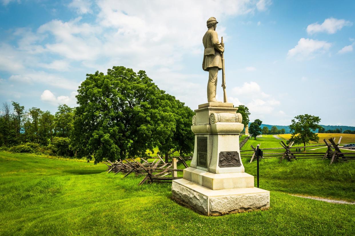 statue at Antietam National Battlefield, Maryland