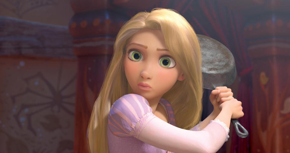 Rapunzel in "Tangled"