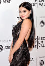 <p>The <i>Modern Family</i> actress often sports a shoulder-length ’do, but she likes to go to extremes too — such as the look she wore for the 2017 Tribeca Film Festival. (Photo: Noam Galai/Getty Images for Tribeca Film Festival) </p>